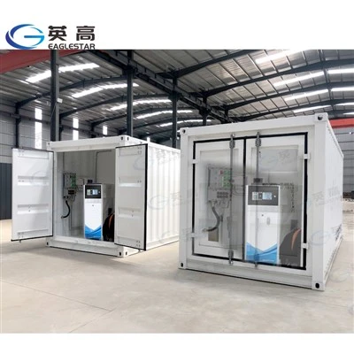 Contaniner k ap deplase gaz ranpli ponp
